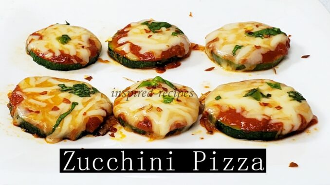 Zucchini pizza bites